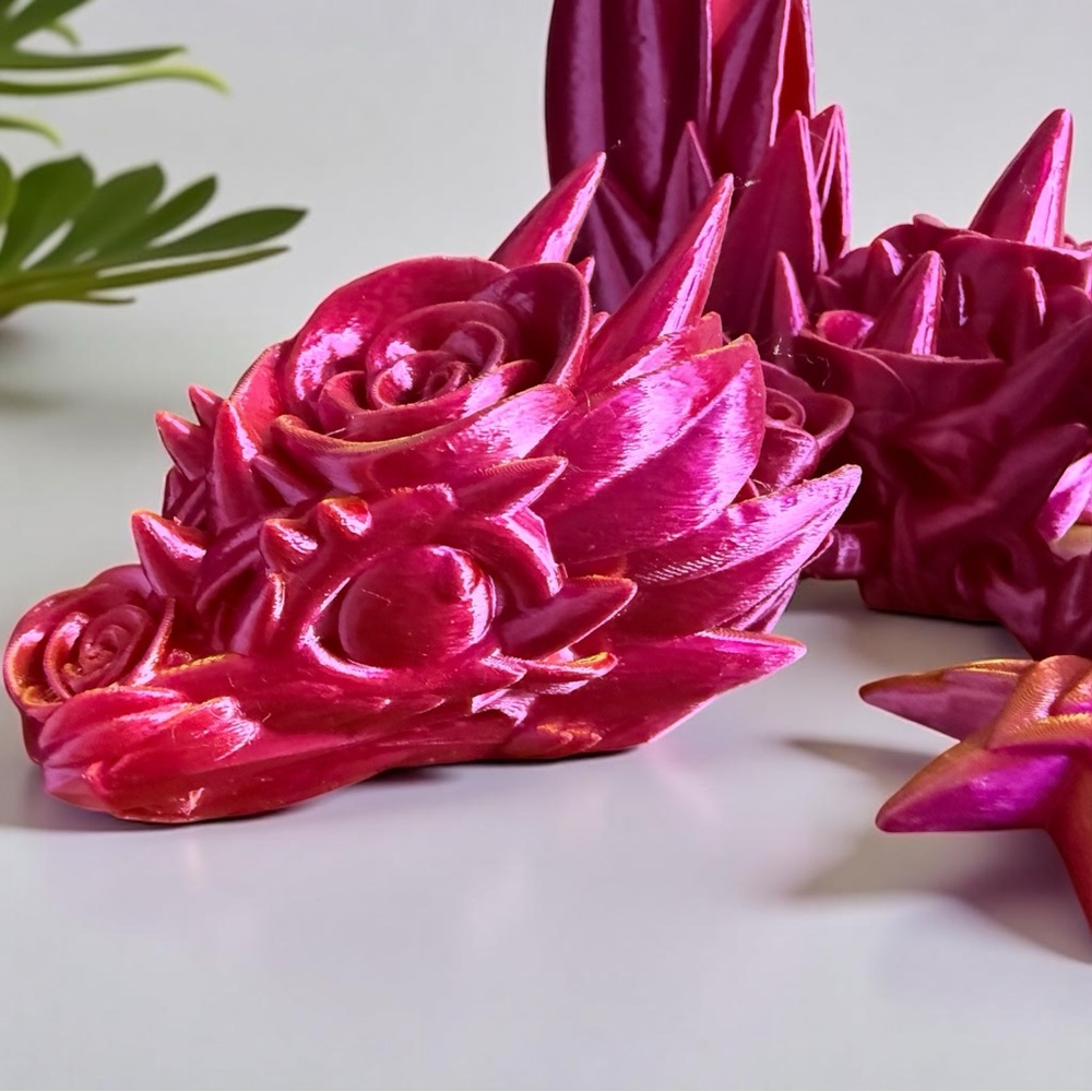 Rosavira, the Winged Rose Dragon – A Symbol of Beauty and Flame